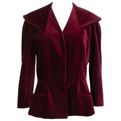 Pre-owned Dior Velvet Jacket Fall Winter, 2008 In Black