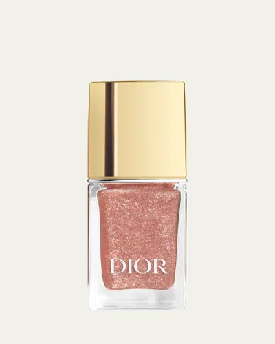 DIOR DIOR VERNIS NAIL POLISH - LIMITED EDITION GOLDEN PINK SHIMMER