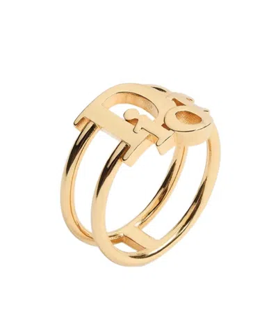 Dior Vertical Ring In Gold