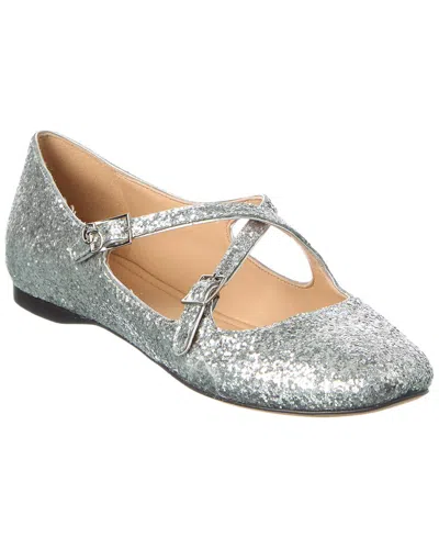 Dior Very  Glitter Ballerina Flat In Metallic