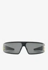 Dior Very Cd Logo Shield Sunglasses In Gray