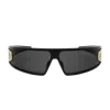 Dior Very M1u Plastic Wrap Sunglasses In Black