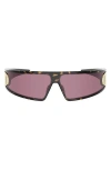Dior Very M1u 91mm Mask Sunglasses In Brown