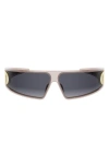 Dior Very M1u 91mm Mask Sunglasses In Black