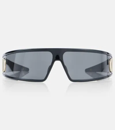 Dior Very M1u Shield Sunglasses In Black