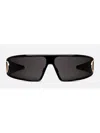 Dior Very M1u Plastic Wrap Sunglasses In Black