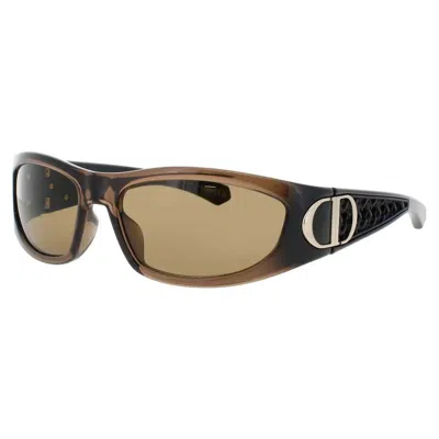 Dior Very S3f Brown Wrap Ladies Sunglasses Cd40202i 50e 61 In ["blue"]