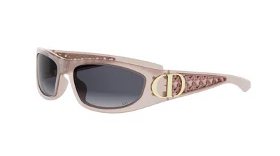 Dior Very S3f Smoke Gradient Wrap Ladies Sunglasses Cd40202f 72b 61 In Gray