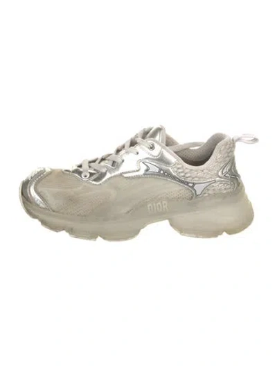 Pre-owned Dior Vibe Chunky Chunky Sneakers In Neutral