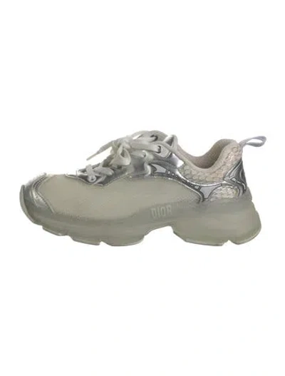 Pre-owned Dior Vibe Chunky Chunky Sneakers In Neutral