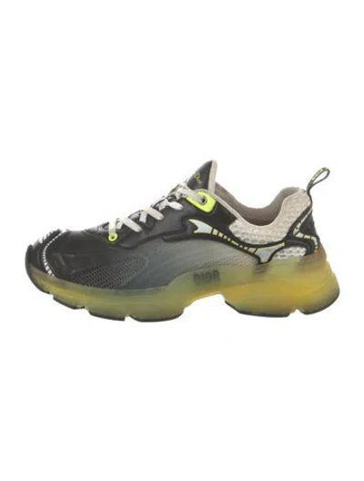 Pre-owned Dior Vibe Chunky Sneakers In Black