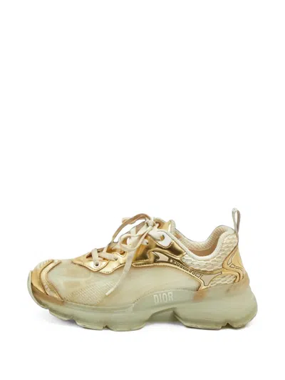 Pre-owned Dior Vibe Low-top Sneakers In Neutrals