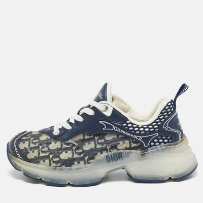 Pre-owned Dior Vibe Sneakers Size 35.5 In Blue