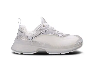 Pre-owned Dior Vibe (women's) Sneakers In White/silver