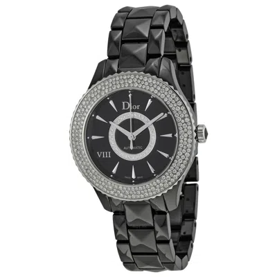 Dior Viii Automatic Diamond Black Ceramic 38 Mm Ladies Watch Cd1245e2c001