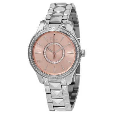 Dior Viii Montaigne Automatic Diamond Ladies Watch Cd152510m002 In Pink