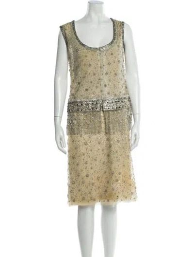Pre-owned Dior Vintage 1960 Haute Couture Skirt Set In Neutral