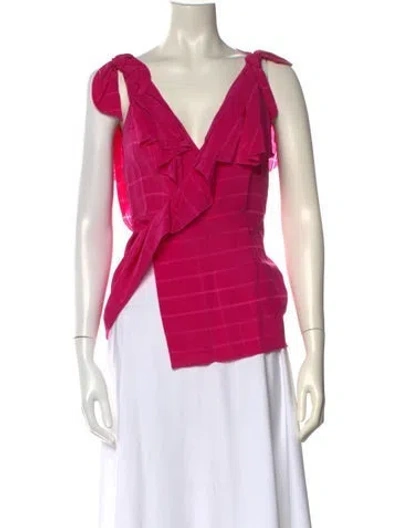 Pre-owned Dior Vintage 1970's Top In Pink