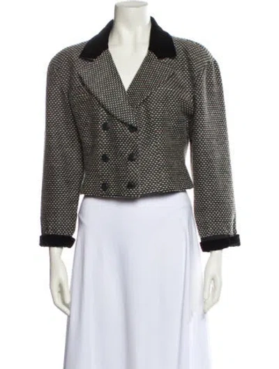 Pre-owned Dior Vintage 1980's Blazer In Black