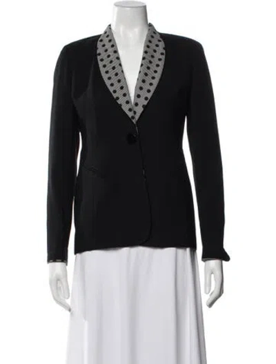 Pre-owned Dior Vintage 1980's Blazer In Black