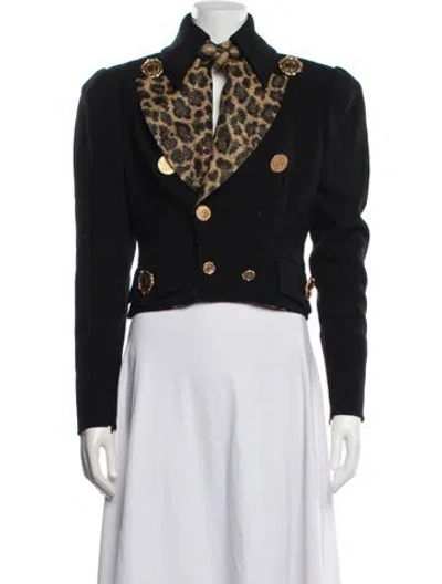 Pre-owned Dior Vintage 1980's Blazer In Black
