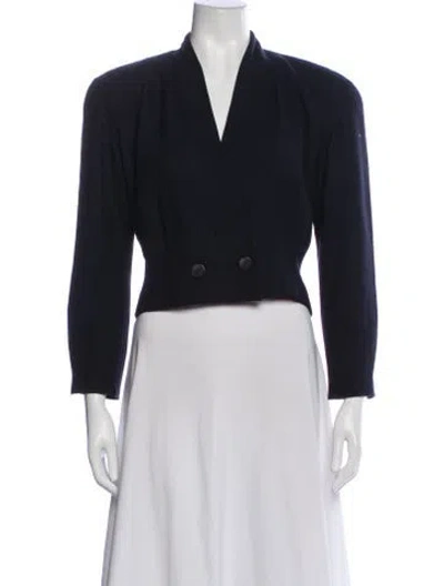 Pre-owned Dior Vintage 1980's Blazer In Blue