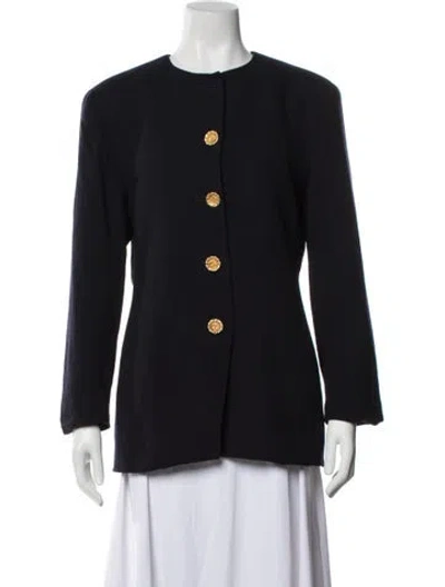 Pre-owned Dior Vintage 1980's Blazer In Blue