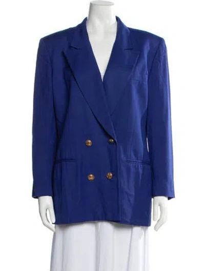 Pre-owned Dior Vintage 1980's Blazer In Blue