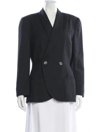Pre-owned Dior Vintage 1980's Blazer In Gray