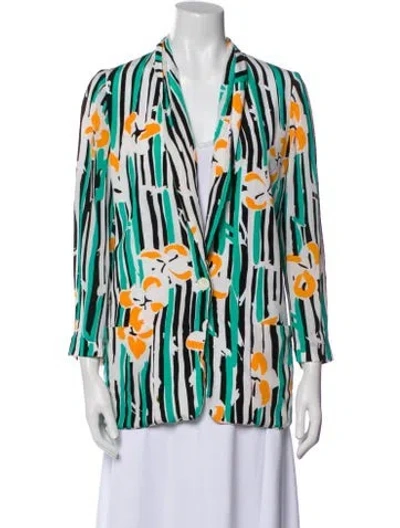 Pre-owned Dior Vintage 1980's Blazer In Green