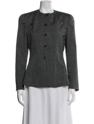 Pre-owned Dior Vintage 1980's Blazer In Grey