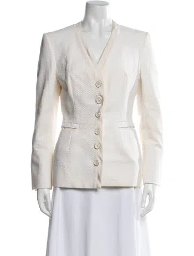 Pre-owned Dior Vintage 1980's Blazer In Neutral