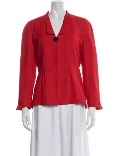 Pre-owned Dior Vintage 1980's Blazer In Red