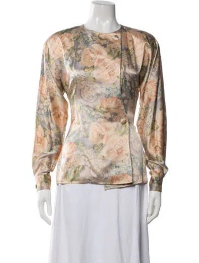 Pre-owned Dior Vintage 1980's Blouse In Pink