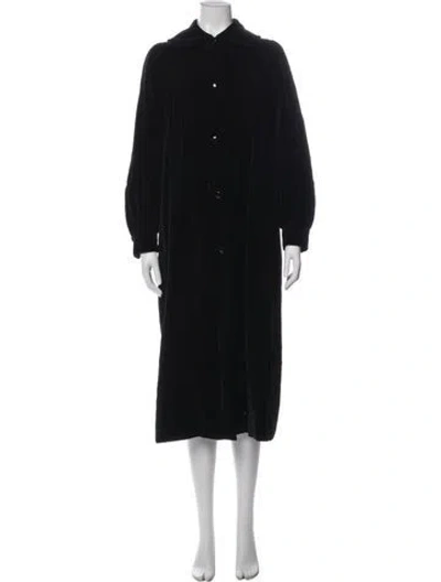 Pre-owned Dior Vintage 1980's Coat In Black