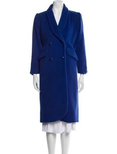 Pre-owned Dior Vintage 1980's Coat In Blue