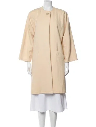 Pre-owned Dior Vintage 1980's Coat In Neutral