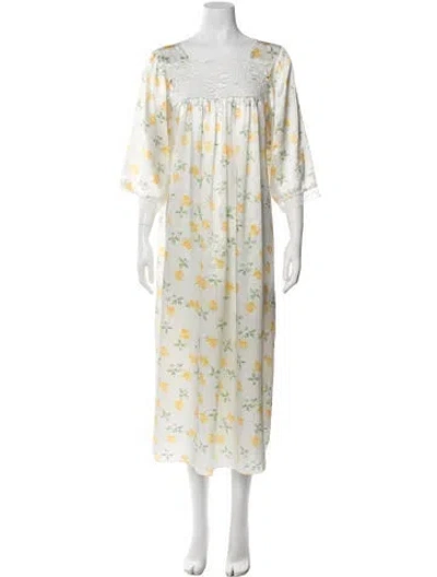 Pre-owned Dior Vintage 1980's Nightgown In White