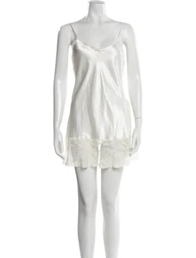Pre-owned Dior Vintage 1980's Nightgown In White