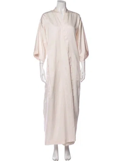 Pre-owned Dior Vintage 1980's Robe In Neutral