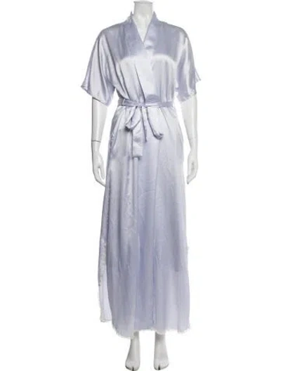 Pre-owned Dior Vintage 1980's Robe In Purple