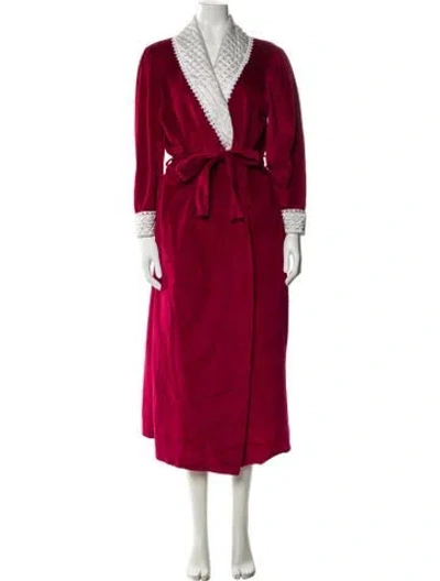 Pre-owned Dior Vintage 1980's Robe In Red