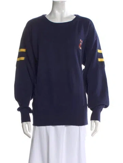 Pre-owned Dior Vintage 1980's Sweater In Blue