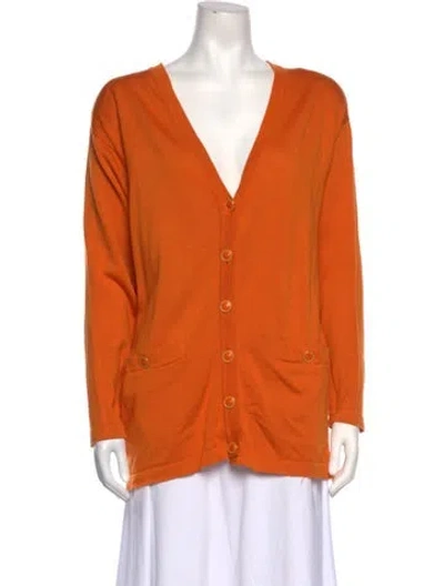 Pre-owned Dior Vintage 1980's Sweater In Orange