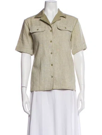 Pre-owned Dior Vintage 1980's Top In Neutral