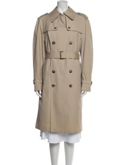 Pre-owned Dior Vintage 1980's Trench Coat In Neutral
