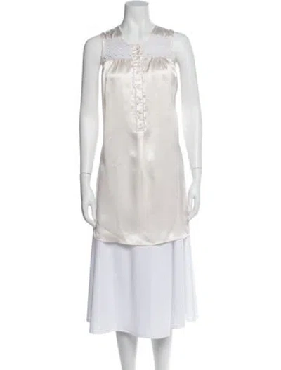 Pre-owned Dior Vintage 1980's Tunic In Neutral