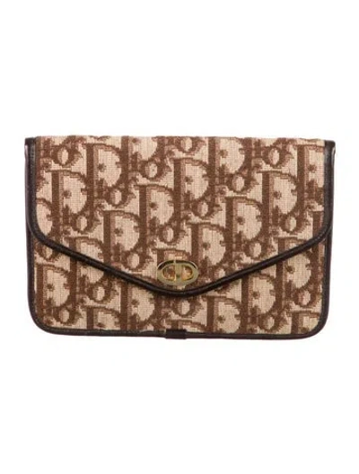 Pre-owned Dior Vintage 1980's Wallet In Brown
