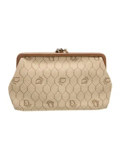 Pre-owned Dior Vintage 1980's Wallet In Neutral