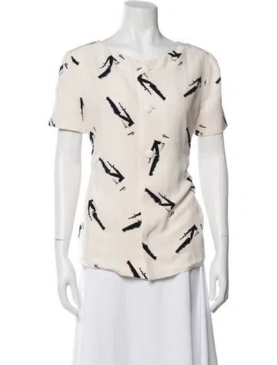 Pre-owned Dior Vintage 1983 Blouse In Neutral